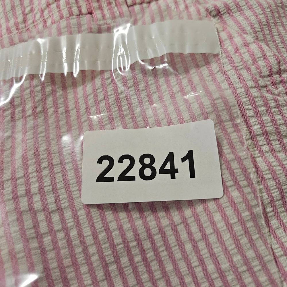 Lilly Pulitzer Pink White Seersucker Striped Shorts Womens Size 4 Preppy Beach - Picture 7 of 7